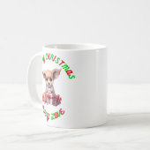 Mug Joyeux Noël Puppy Love (Devant gauche)