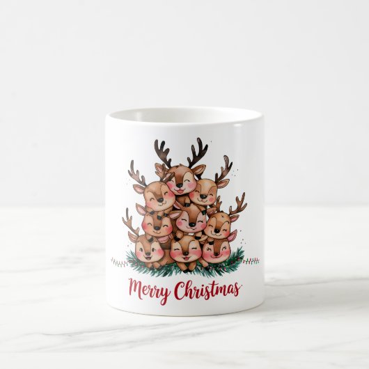Mug Joyeux Noël Reindeer (Centre)