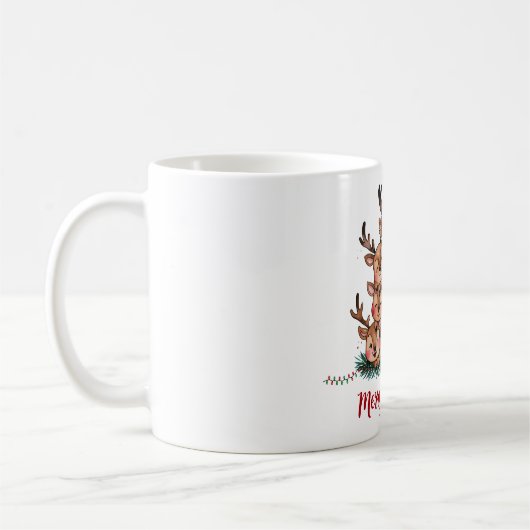 Mug Joyeux Noël Reindeer (Gauche)