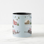 Mug Joyeux Noël, rétro (Centre)