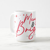 Mug Joyeux Noël rouge (Devant gauche)