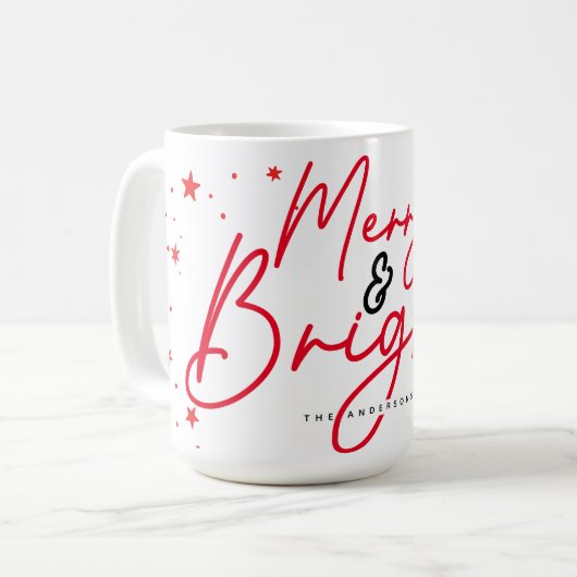 Mug Joyeux Noël rouge (Devant gauche)