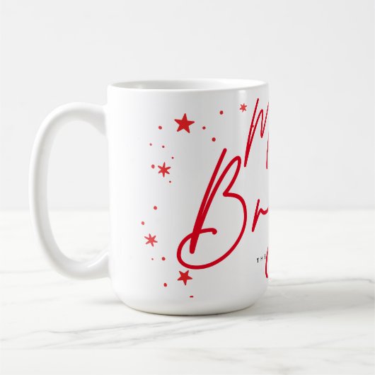 Mug Joyeux Noël rouge (Gauche)
