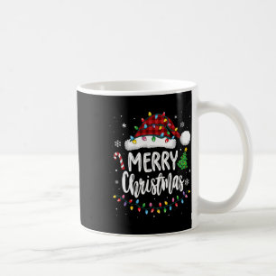 Mug Joyeux Noël Rouge Plaid Feux de famille Xmas Men W