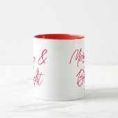 Mug Joyeux Noël rouge vif (Centre)
