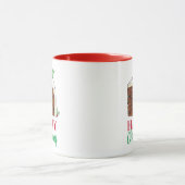 Mug Joyeux Noël Royaume-Uni tranche de gâteau britanni (Centre)