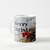 Mug Joyeux Noël rustique (Devant gauche)