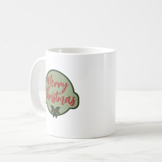Mug joyeux Noël saint (Devant gauche)