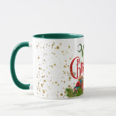 Mug Joyeux Noël, salutations de vacances colorées, (Gauche)