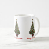Mug Joyeux Noël. Sapin de Noël (Devant droit)