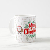 Mug Joyeux Noël – Simple Design de Fêtes (Devant gauche)