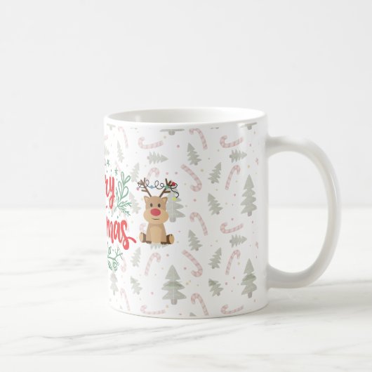 Mug Joyeux Noël – Simple Design de Fêtes (Droite)