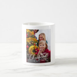 Mug Joyeux Noël Simple Photo personnalisée