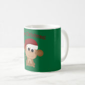 Mug Joyeux Noël! Singe (Devant droit)