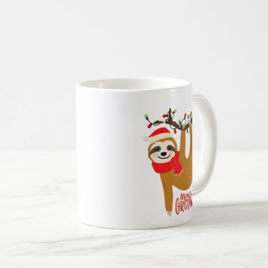 Mug Joyeux Noël Sloth (Devant droit)