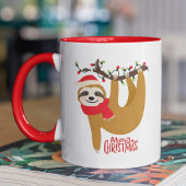 Mug Joyeux Noël Sloth Vacances mignonnes
