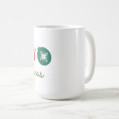 Mug Joyeux Noël Snowflakes Orament (Devant droit)