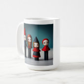 Mug Joyeux Noël sois joyeux et brille (Devant gauche)