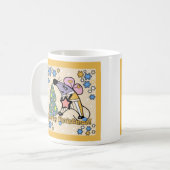 Mug Joyeux Noël Symbole du Nouvel An Souris Caricature (Devant gauche)