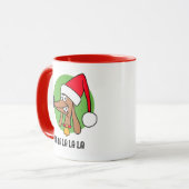 Mug Joyeux Noël Teckel (Devant gauche)