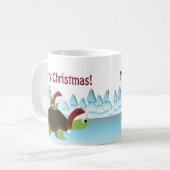 Mug Joyeux Noël! Tortue et escargot (Devant gauche)