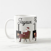 Mug Joyeux Noël Traditionnel Père Noël (Gauche)