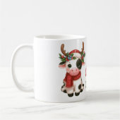 Mug Joyeux Noël vache mignonne (Gauche)