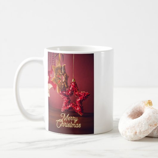 Mug « Joyeux Noël » – Vaisselle de fêtes de fin d' (Avec donut)