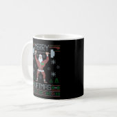 Mug Joyeux Noël Vilain Gymnase de Noël (Devant gauche)