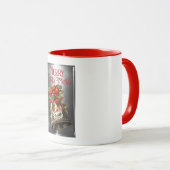 Mug Joyeux Noël Vintage Christmas Bell Design (Devant droit)