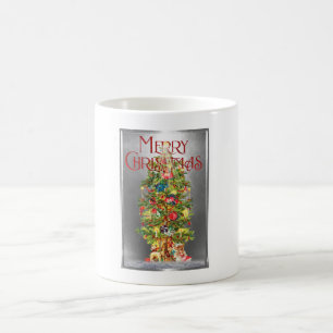 Mug Joyeux Noël Vintage Tree Design