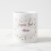 Mug Joyeux Noël Voornaam - Cosy Christmas