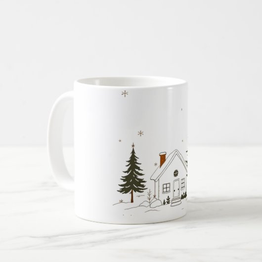 Mug Joyeux Noël Wonderland Mug. (Devant gauche)