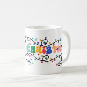 Mug Joyeux Noël x masse, rennes, santa claus (Devant droit)