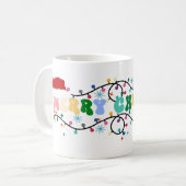 Mug Joyeux Noël x masse, rennes, santa claus (Devant gauche)