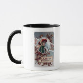 Mug Joyeux NoëlEnfant en vêtements d'hiver (Gauche)