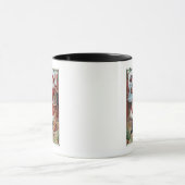 Mug Joyeux NoëlFille de Noël en bleu (Centre)