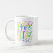 Mug Joyeux Nouvel An 2026 Correspondance de la fête de (Gauche)