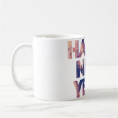 Mug Joyeux Nouvel An banquette de café de fête (Gauche)