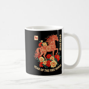 Mug Joyeux Nouvel An Lunaire Chinois du Cheval 2026 En