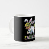 Mug Joyeux Oeuf lapin de dinosaure de Pâques de l'Eau  (Devant gauche)
