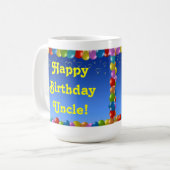 Mug Joyeux oncle d'anniversaire (Devant gauche)