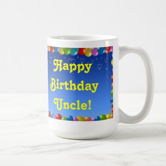 Mug Joyeux oncle d'anniversaire (Droite)