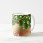 Mug Joyeux or de Noël (Devant droit)
