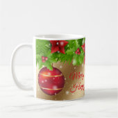 Mug Joyeux or de Noël (Gauche)
