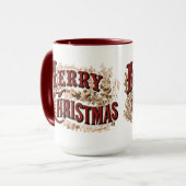 Mug Joyeux or de Noël 1876 (Devant gauche)