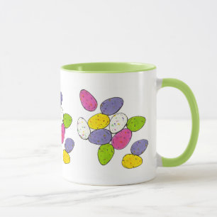 Mug Joyeux Panier de Pâques Poudre Oeufs de bonbons Mu