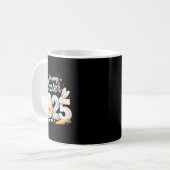 Mug Joyeux Pâques 2025 Lapin Rabbit Face à la Journée  (Devant gauche)