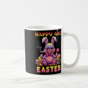 Mug Joyeux Pâques drôle Fumer lapin de Pâques Cadeaux 
