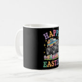 Mug Joyeux Pâques Funny Monster Truck Crush Oeufs (Devant gauche)